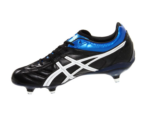 Asics leather cleats with plastic studs