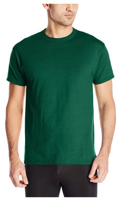 Polyester and cotton sports T Shirt 