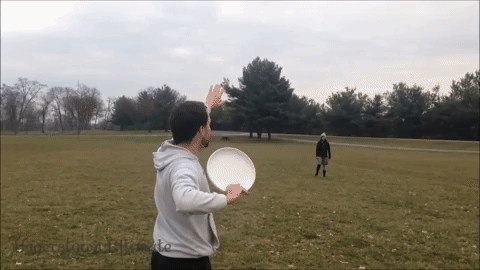 hammer frisbee throw