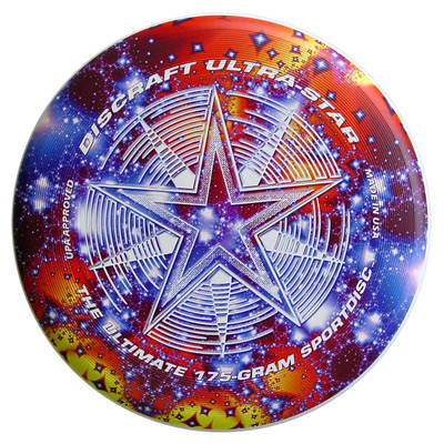 175 gram ultimate frisbee disc by Discraft.